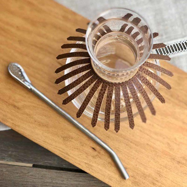 Deri Kokteyl Bardağı / Vazo