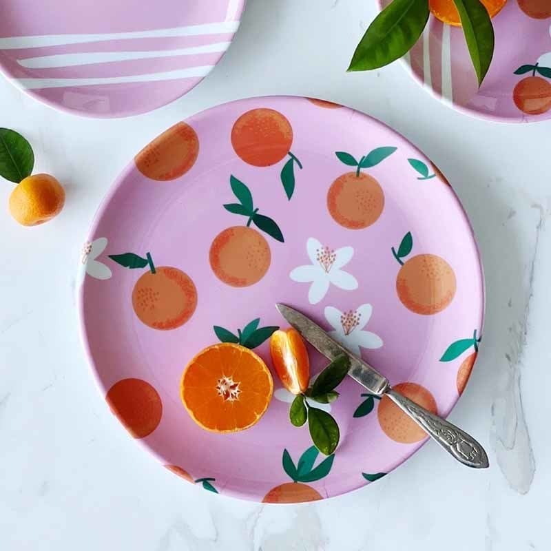 Clemantine Collection Büyük Tabak 4'lü Set