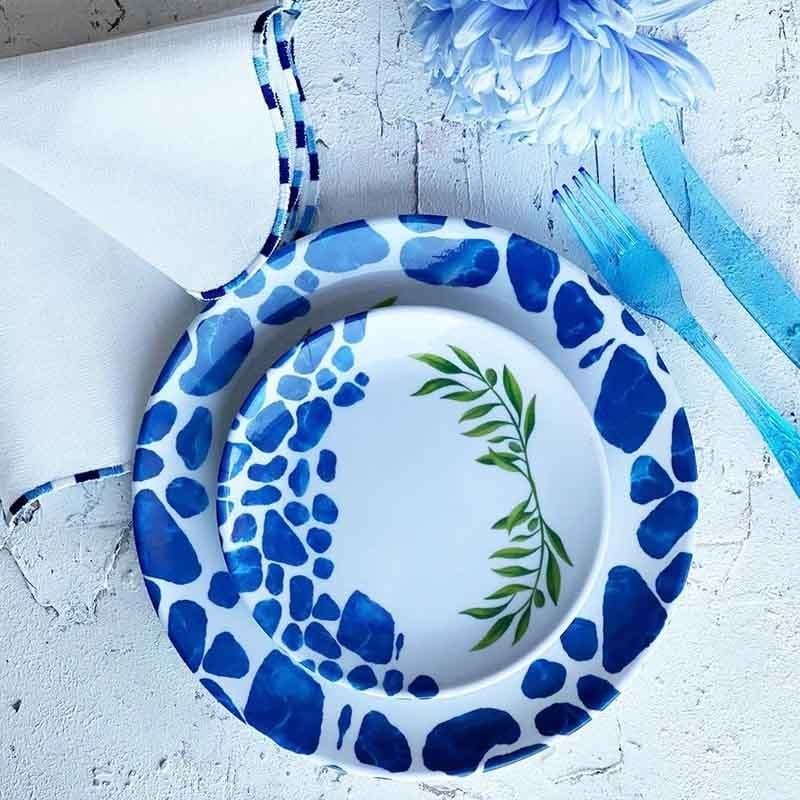 Santorini Cruise Collection 4'lü  Küçük Tabak Seti