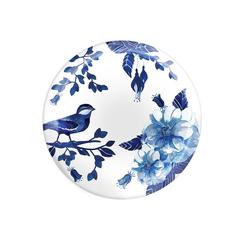 Bleu Blanc Melamin Servis Tabağı/ 4'lü Set