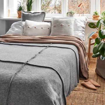 GREY WAVE YATAK ÖRTÜSÜ 250*250