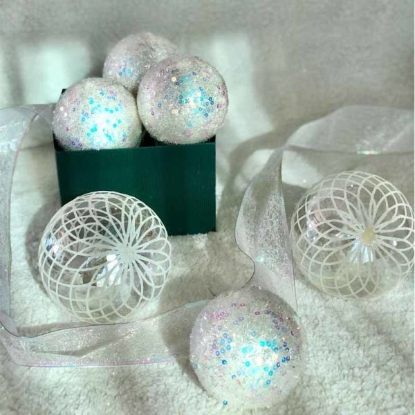 Snowball Cam Yılbaşı Süsü 12cm