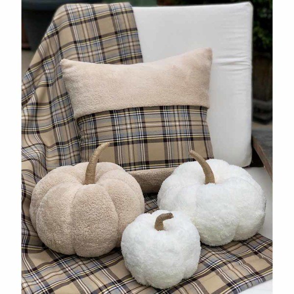 Teddy Pumpkin Yastık Ekru