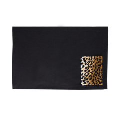 LEOPAR CEPLİ KETEN AMERİKAN SERVİS