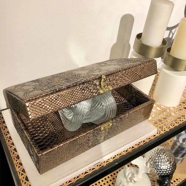 Brown Leather Box