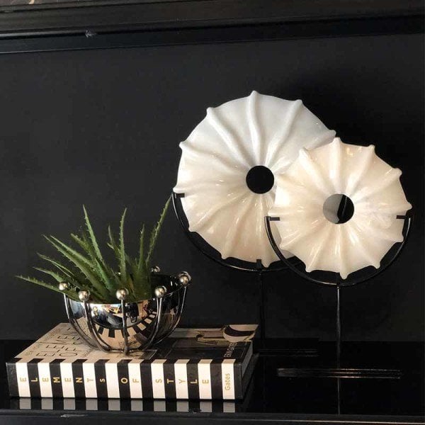 Beyaz Yıldız Dekor / 2'li Set