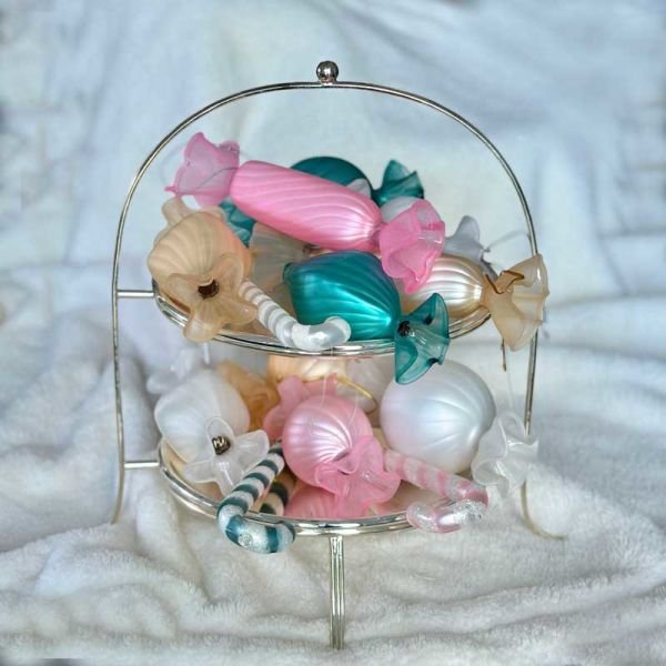 Candy Cam Yılbaşı Süsü/ 11cm Pembe