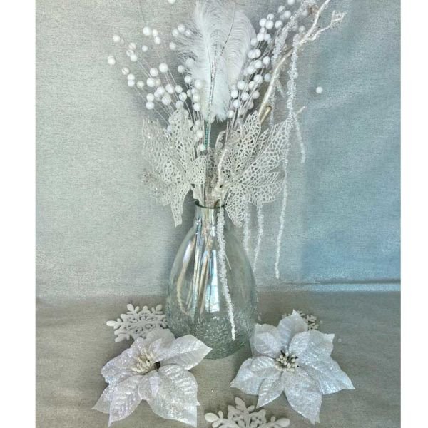 Beyaz Tüy Dalı 78cm