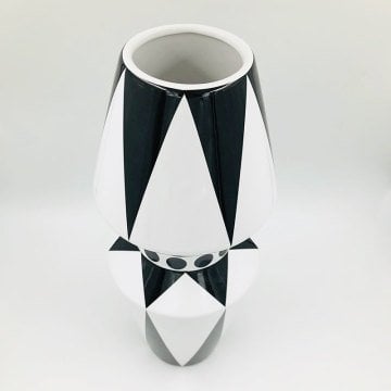 Dots & Zigzag Vase