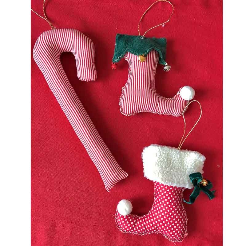 Stripe Candy Cane Yılbaşı Süsü 13cm