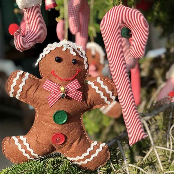Stripe Candy Cane Yılbaşı Süsü 13cm