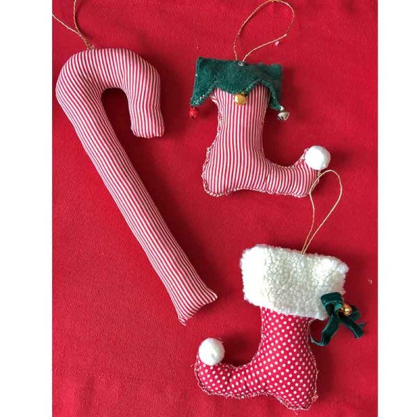 Stripe Candy Cane Yılbaşı Süsü 13cm