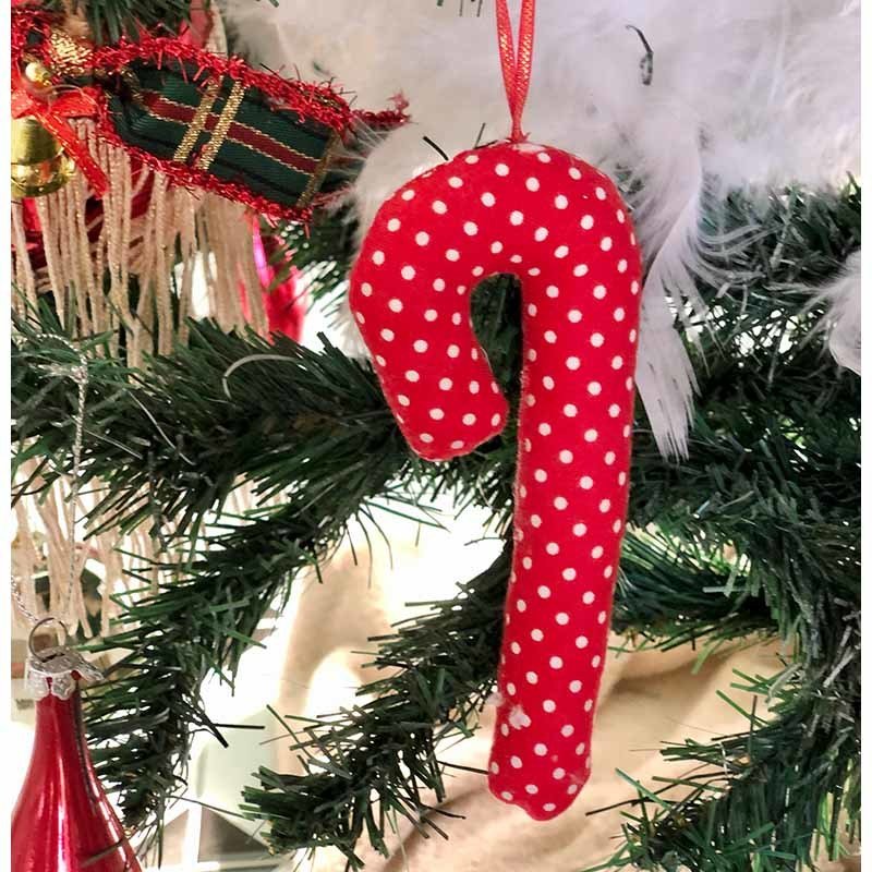 Dots Candy Cane Yılbaşı Süsü 13cm