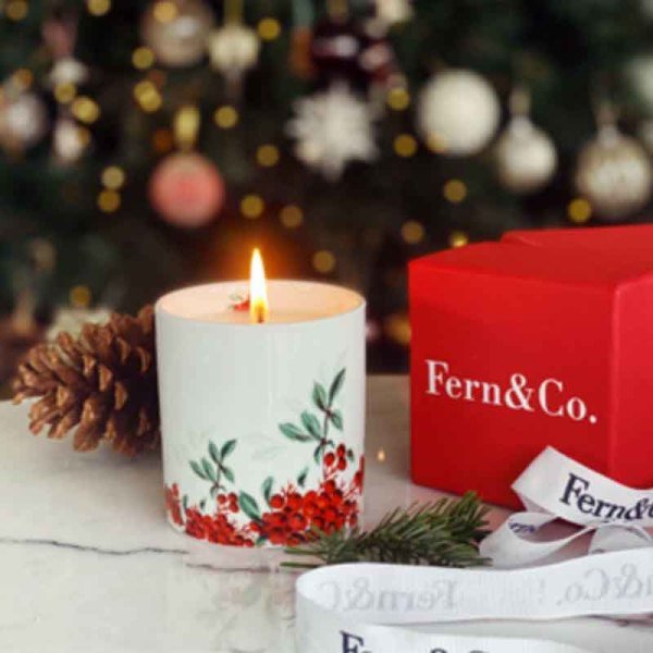 Red Berry Vanilyalı Mum / Hediye Kutulu