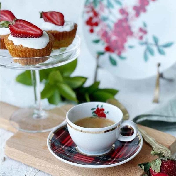 Red Berry 2’li Kahve Fincan Seti / Hediye Kutulu