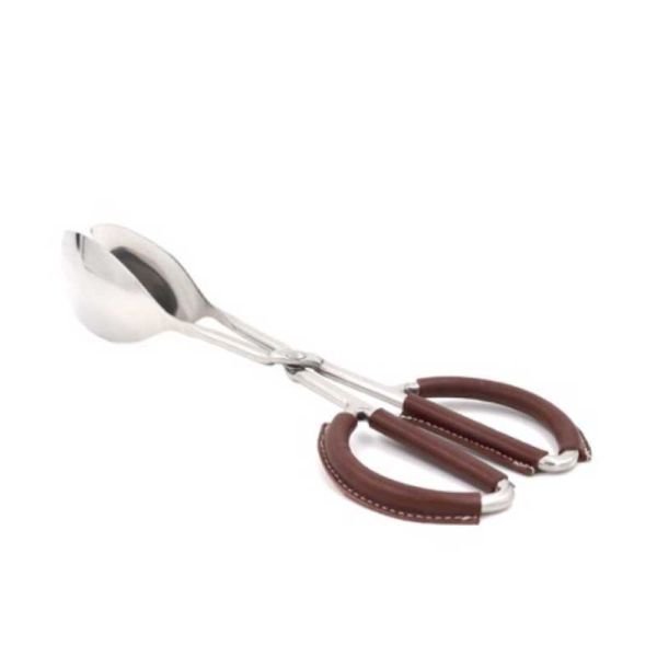 Deri Kulplu Servis Maşası Taba