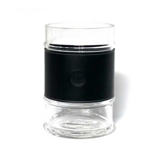 Deri&Cam Mumluk / Vazo Siyah