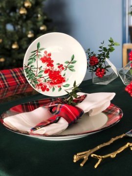 Red Berry Pasta Tabağı 21cm