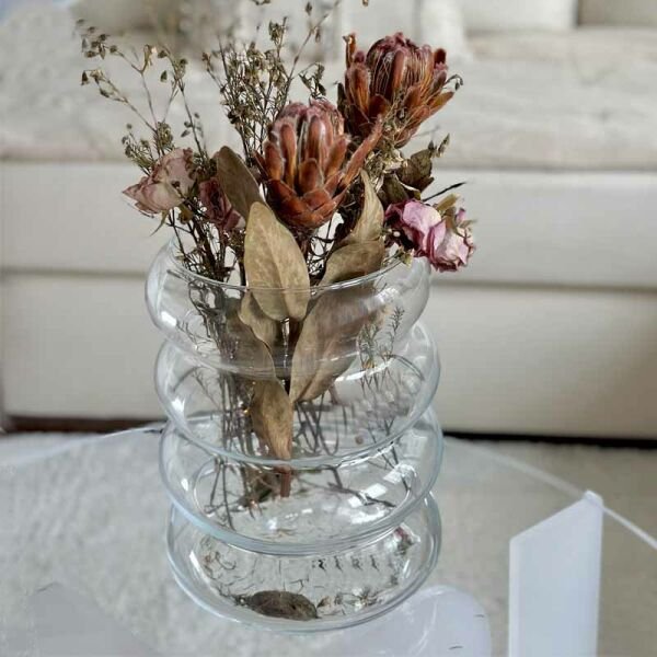 Transparent Glass Carboy Vase