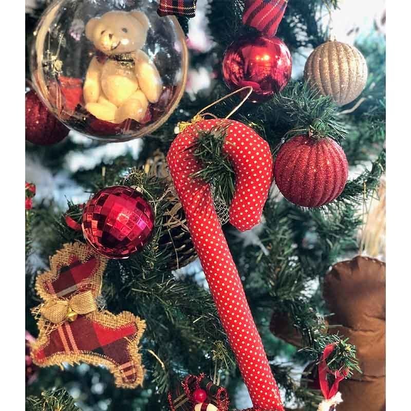 Dots Candy Cane Yılbaşı Süsü 25 cm