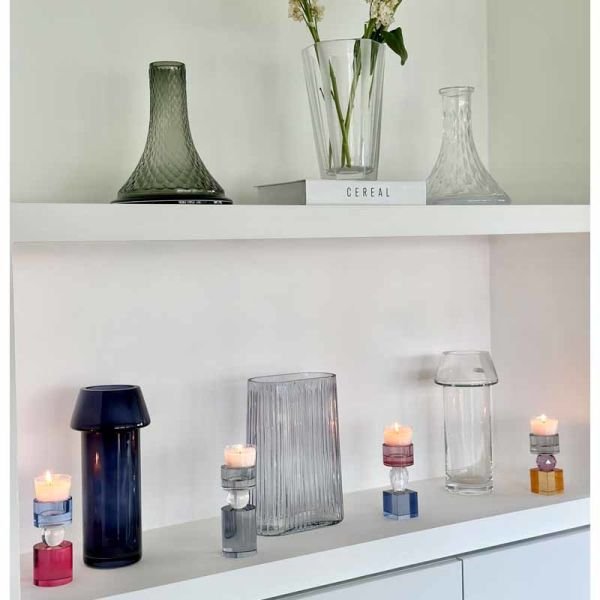 Mushroom Cam Vazo Şeffaf