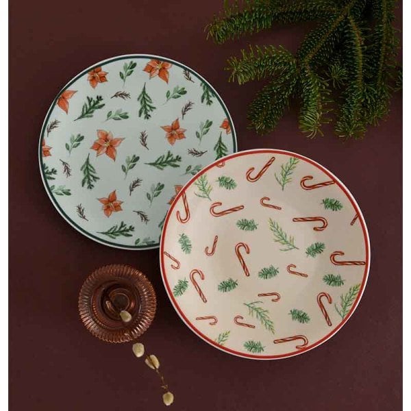 Holiday Collection 4’lü Tatlı Tabağı Seti / Hediye Kutulu