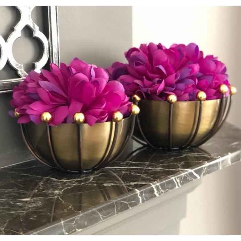 Pirinç Dekoratif Kase/Çanak 17CM