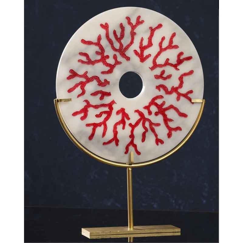 Coral Marble Disk 2li set