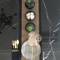 Etnik Desenli Tabak 2'li Set