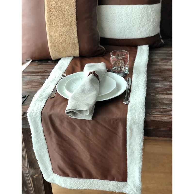Chalet Çift Taraflı Deri Runner