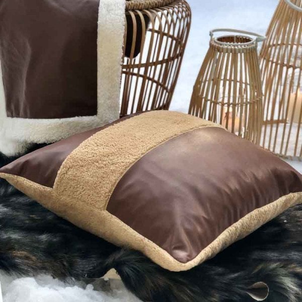 Chalet Double-Sided Pillowcase/ Beige