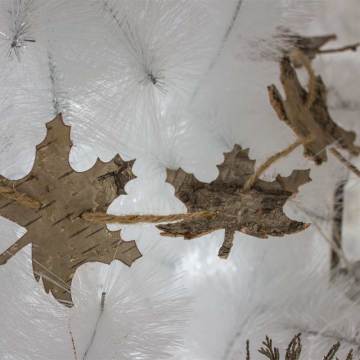 زخرفة حبل ورقة خشبية