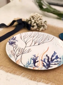 Marine Melamin Pasta Tabağı/ 4'lü Set