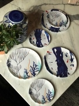 Marine Melamin Servis Tabağı/ 4'lü Set