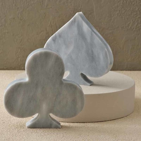 Mermer Sinek&Maça Set Gri