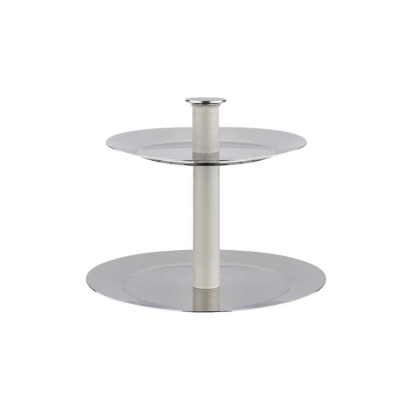 2 Katlı Taş Rengi Deri Stand