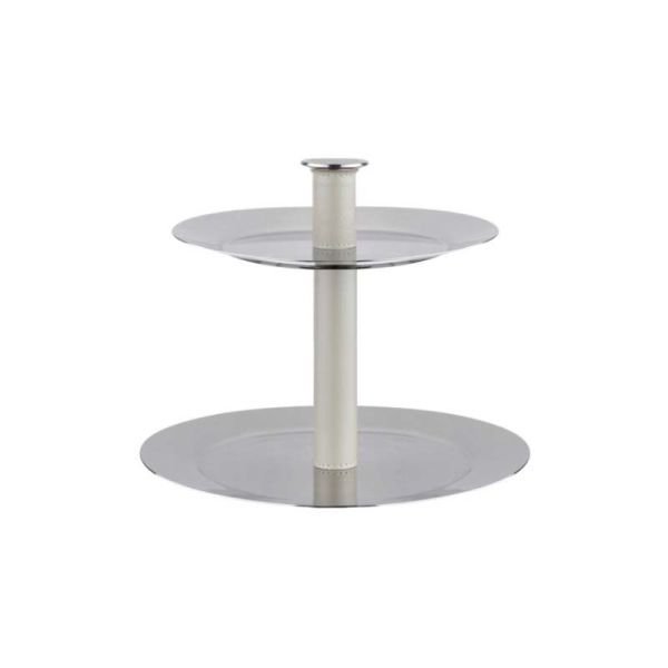 2 Katlı Taş Rengi Deri Stand