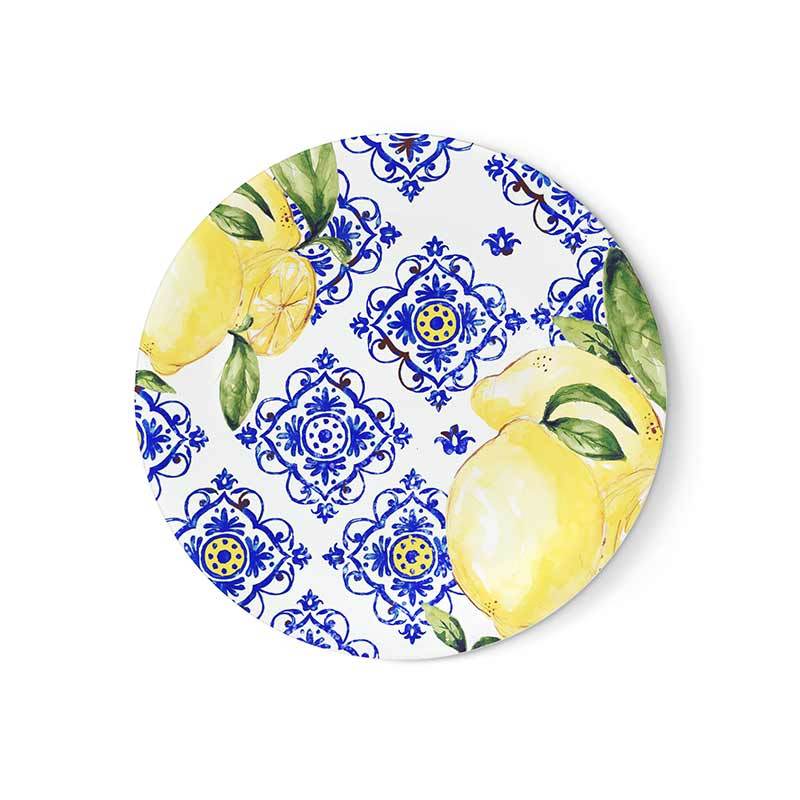 Amalfi Coast Melamin Servis Tabağı/ 4lü Set