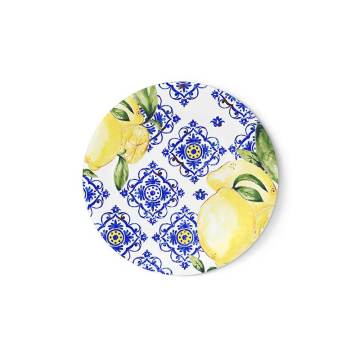 Amalfi Coast Melamin Pasta Tabağı/ 4lü Set