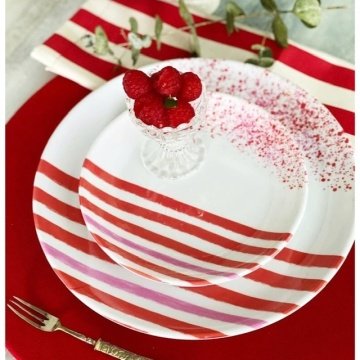 St. Tropez Plage Melamin ServisTabağı/ 4lü Set