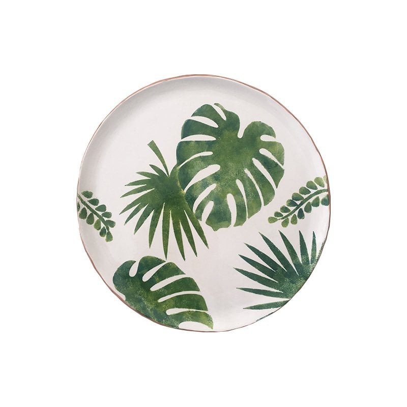 Leaf Ceramic Dinnerware/ 6 Persons