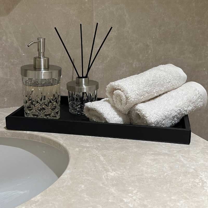 Siyah Deri Tepsi/ K.Boy