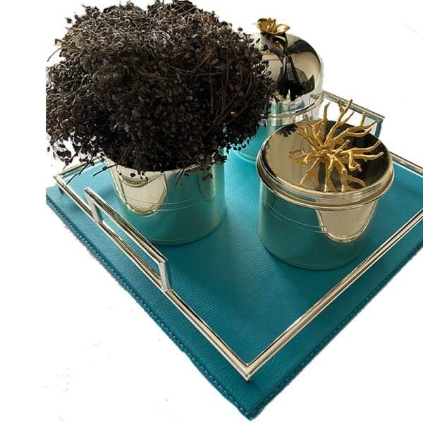 Pirinç&Deri Tepsi 28cm