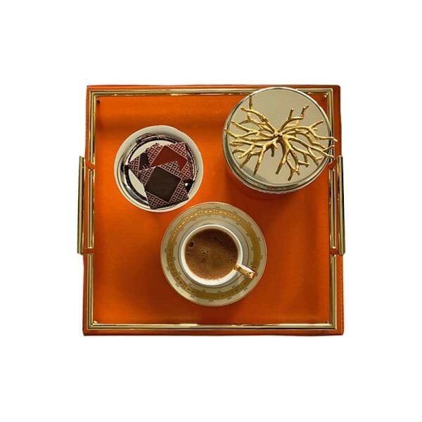 Pirinç&Deri Tepsi 28cm