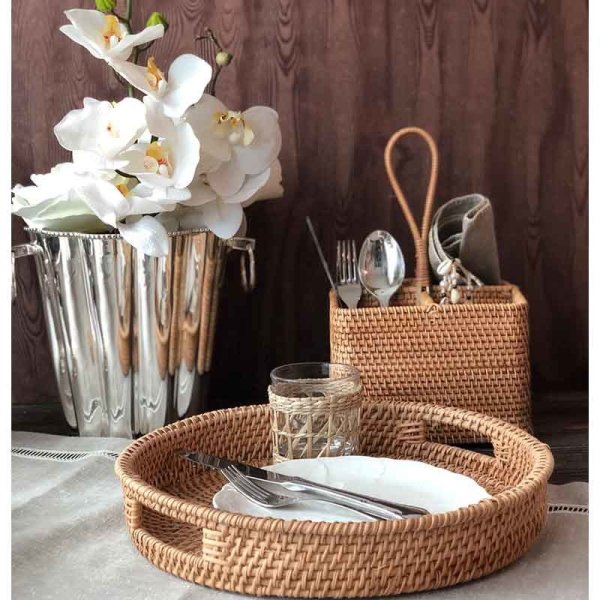 Rattan Kaşıklık&Sunumluk