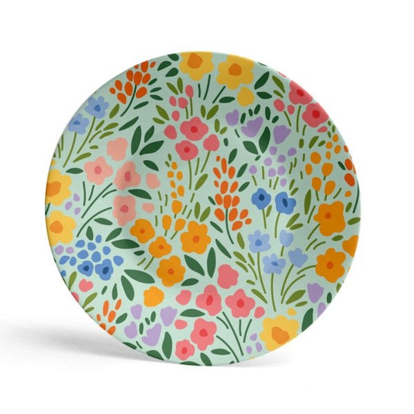 Flora Collection Büyük Tabak 4'lü Set