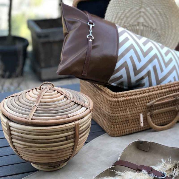 Rattan Kapaklı Obje