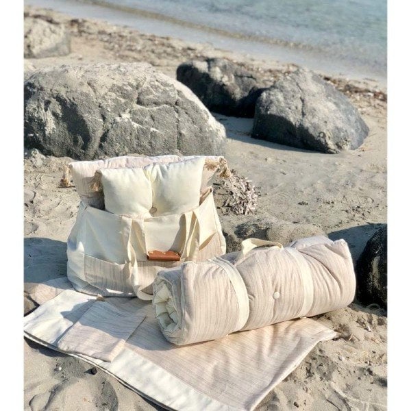 Free Summer Çift Taraflı Örtü / Bej 160*120