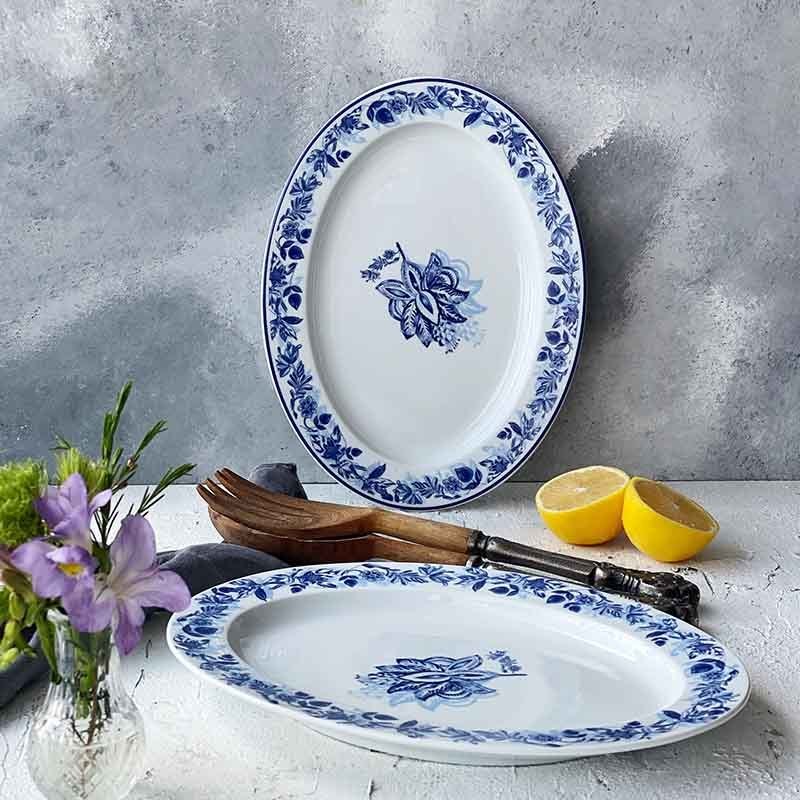 Georgian Garden Collection Oval Sunum Tabağı