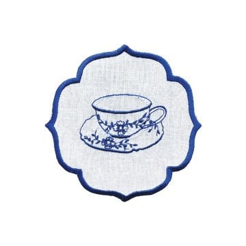 Bleu Blanc Fincan Kokteyl Peçetesi/ 2'li Set